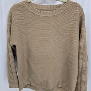 rag & bone Women's Beige Crew Neck Sweater